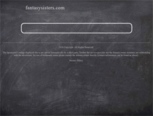 Tablet Screenshot of fantasysisters.com